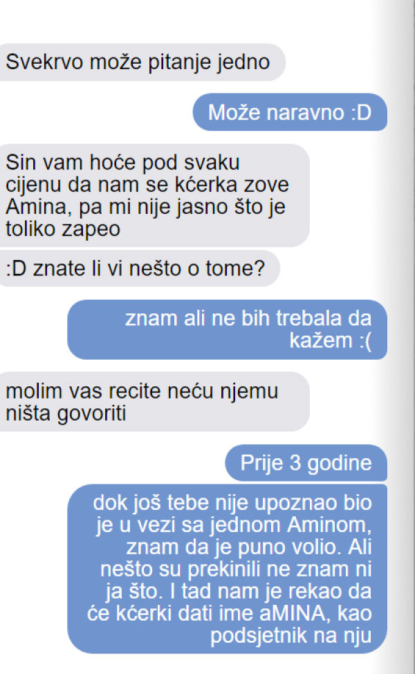 USKORO ĆU RODITI I MUŽ TRAŽI DA SE NAŠA KĆERKA ZOVE AMINA: Bilo mi je sumnjivo pa sam pitala svekrvu, KAD MI JE OVO NAPISALA došlo mi je da se razvedem